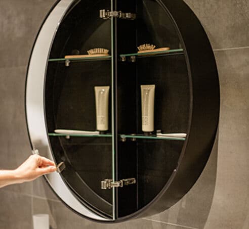 Ronde badkamer spiegels