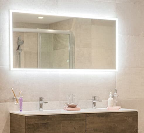 Sfeervolle badkamerspiegels