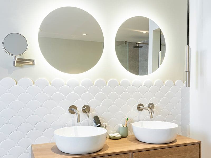 Ronde badkamerspiegels
