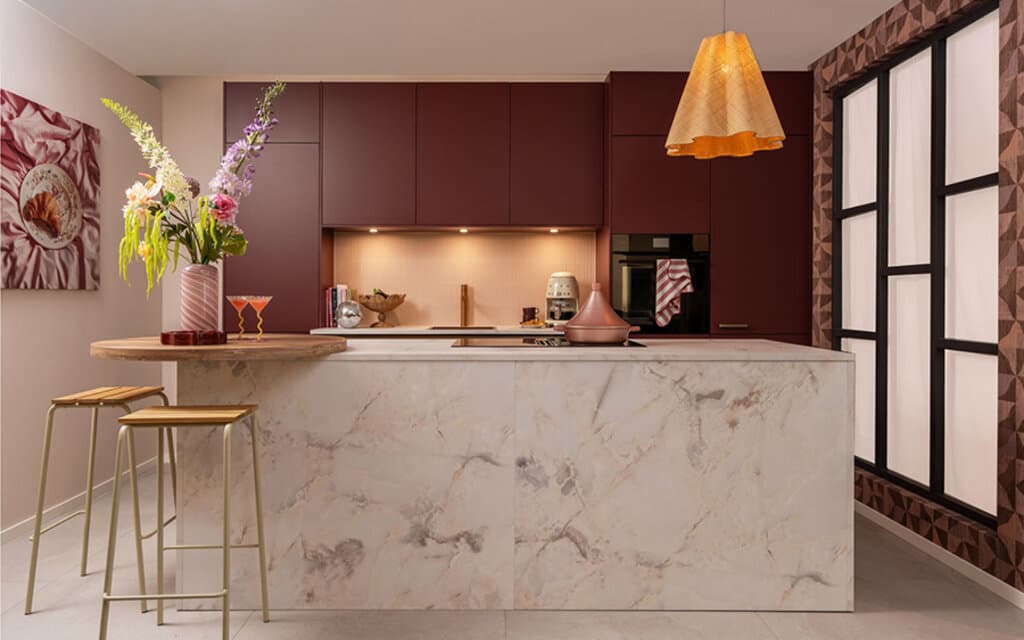 Bekijk de Merlot Marble keuken