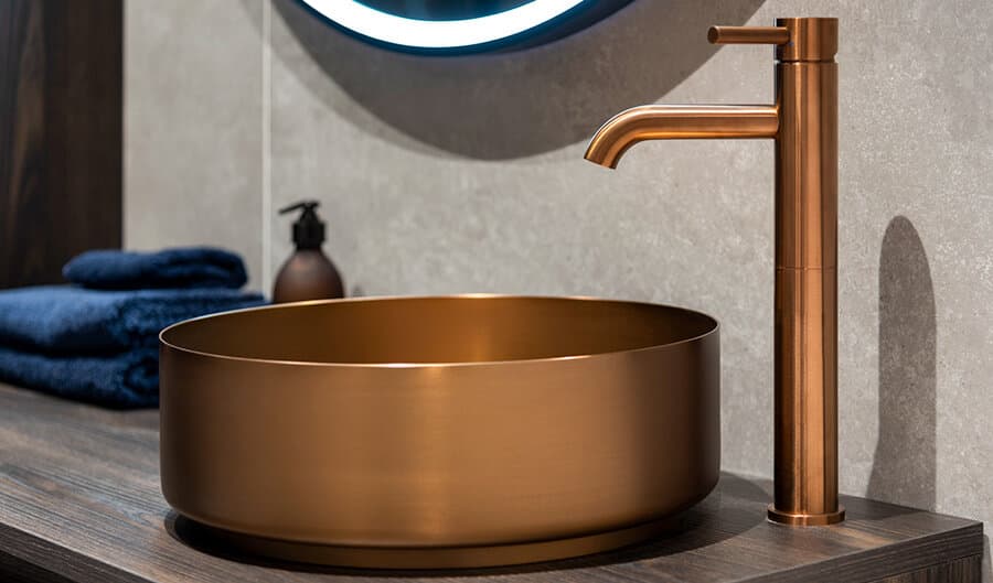 Betonlook in badkamer