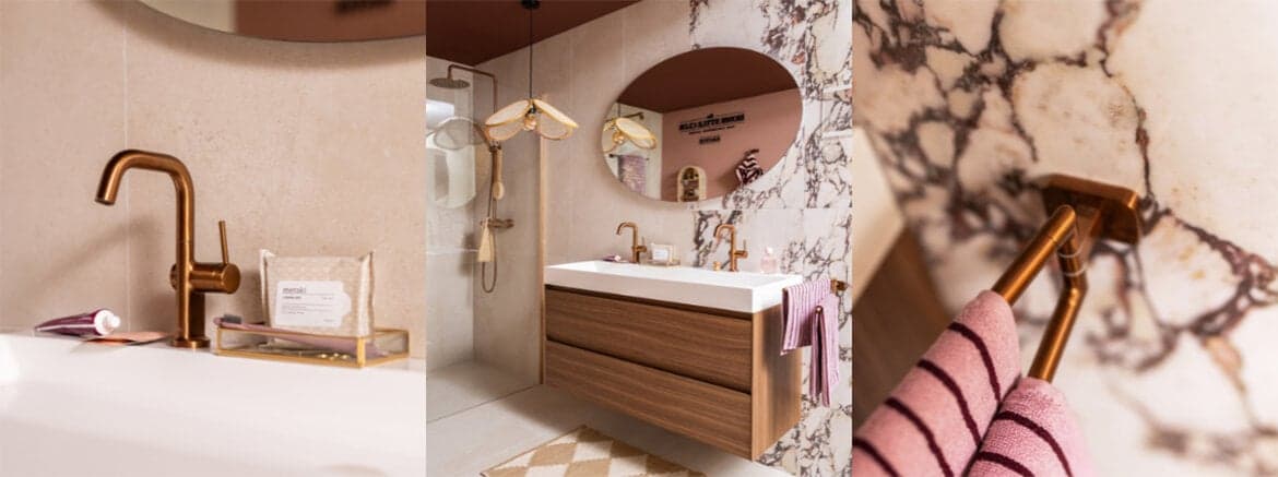 Brons in de badkamer