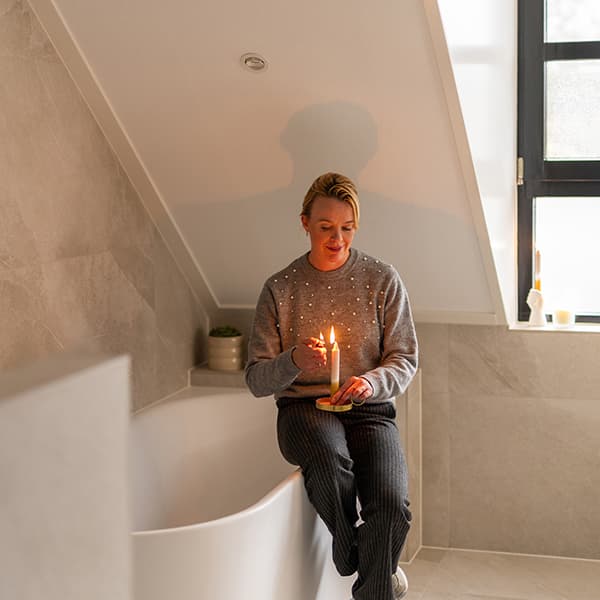 Sfeerverlichting in badkamer