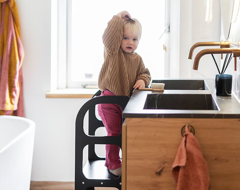 Badkamer kidsproof maken