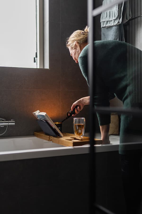 Wellness sfeer in badkamer