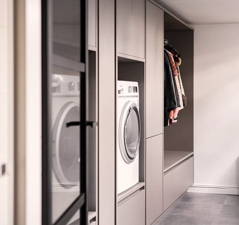 Opnieuw inrichten van de bijkeuken