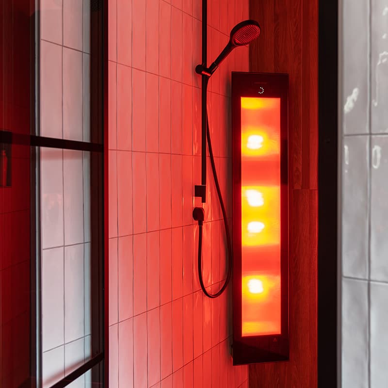 Sunshower in badkamer