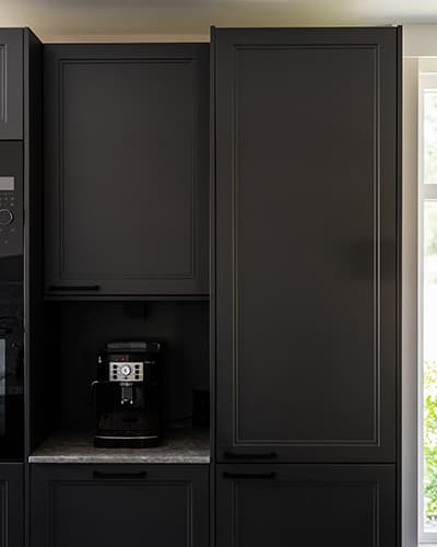 Ruime nis voor de koffiemachine