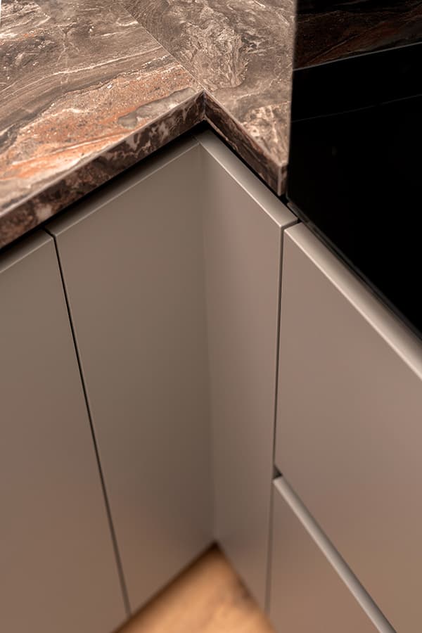 Hoekkast in de keuken