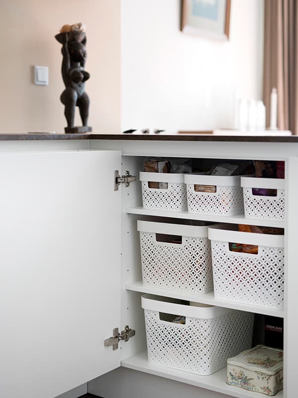 Opbergruimte in de keuken