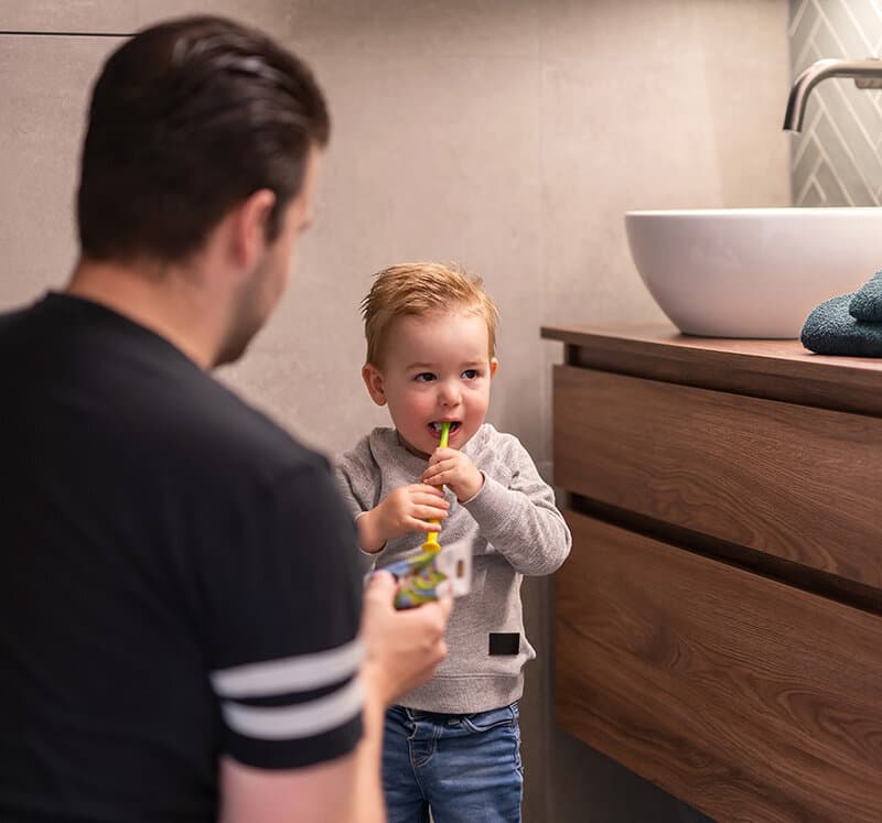 Kindvriendelijke badkamer