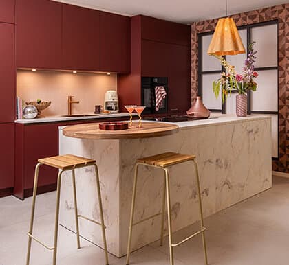 Inspiratie voor je kookeiland: een ronde of ovale bar