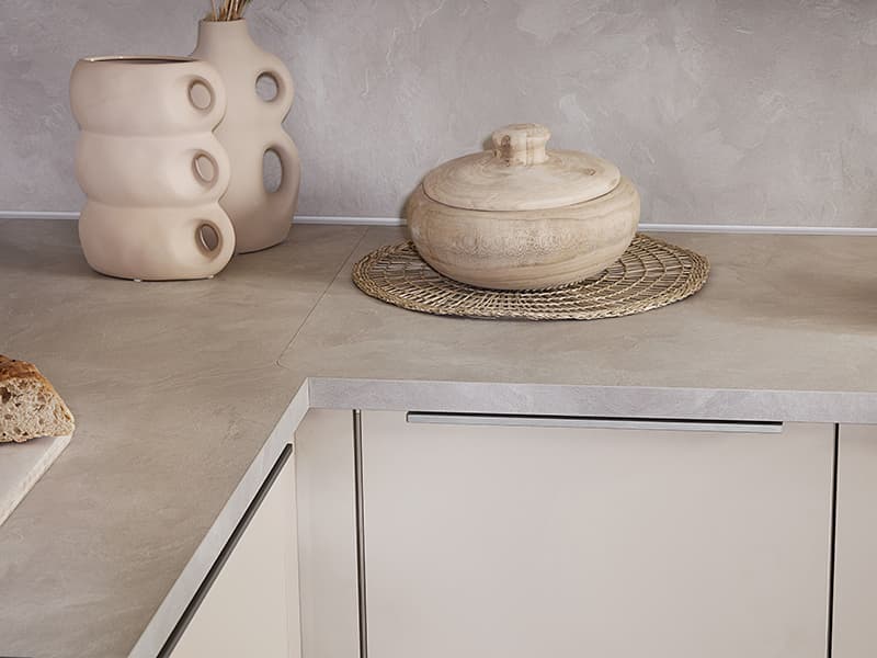 De kleur greige in een keuken