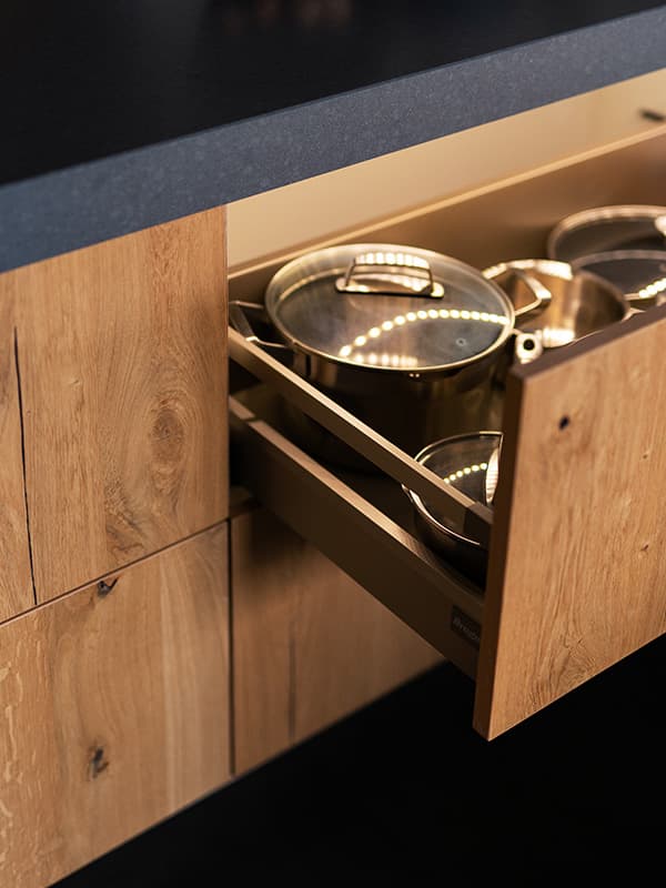 Opbergruimte in de keuken