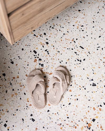 stijlvolle en unieke uitstraling met terrazzo tegels