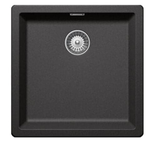 Zwarte oplegspoelbak