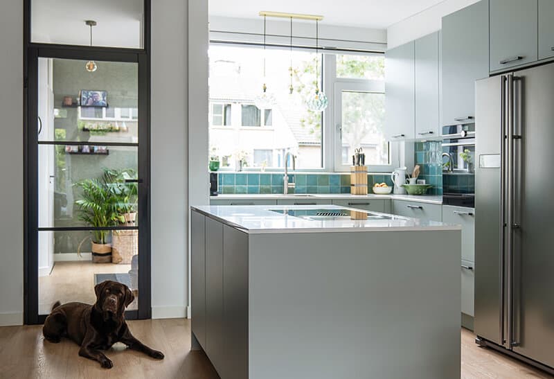 Keuken met kookeiland