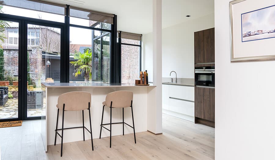 Keuken met kookeiland