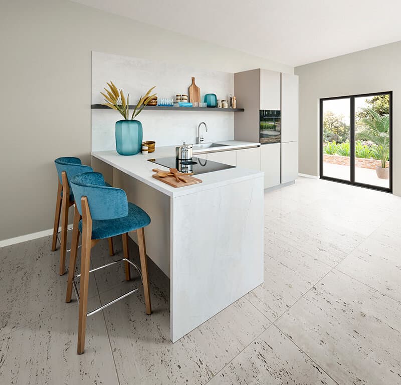 Ruime lichte woonkeuken