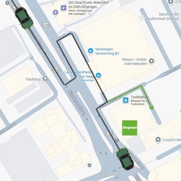 Parkeren Brugman winkel Den Haag