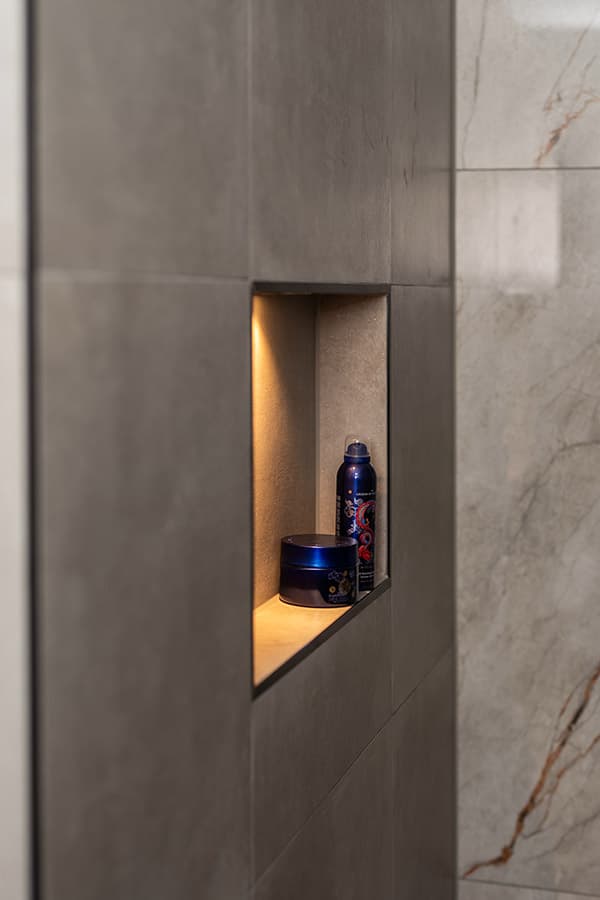 Verlichting in de badkamer