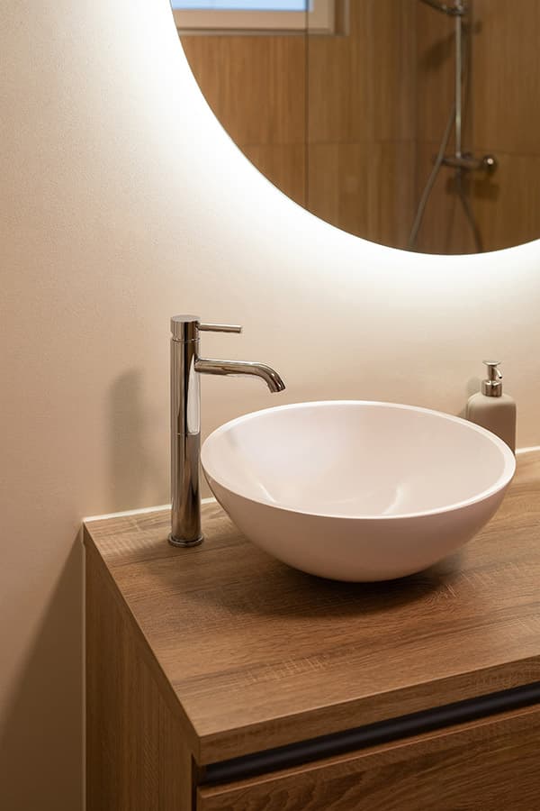 Verlichting in de badkamer